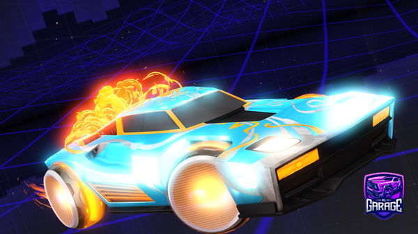 A Rocket League car design from 2Crispy