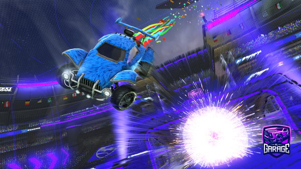 A Rocket League car design from Samuamu10