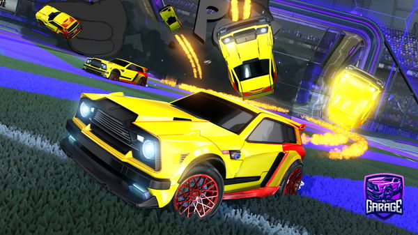 A Rocket League car design from ProbablyK9