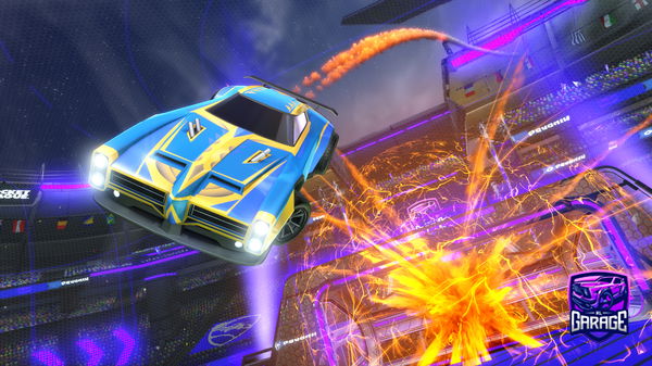 A Rocket League car design from Yukii_RL