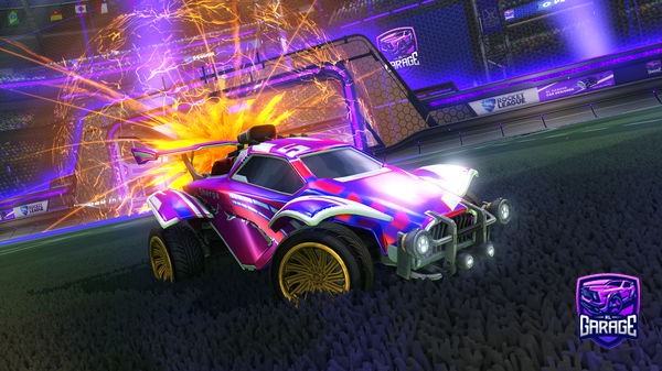 A Rocket League car design from Thediamondred12