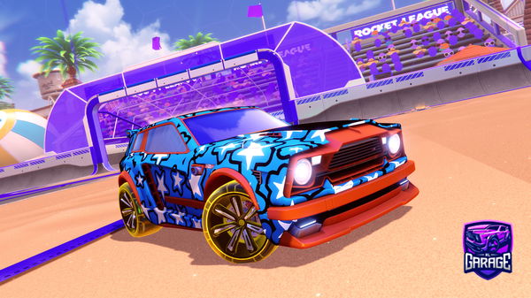 A Rocket League car design from pixelboy_12