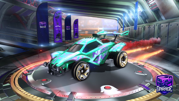 A Rocket League car design from hlgh