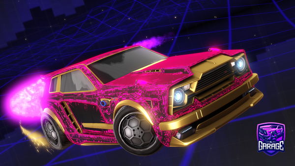 A Rocket League car design from Evaxle