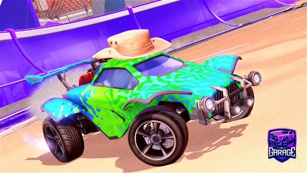 A Rocket League car design from SquirtleTM