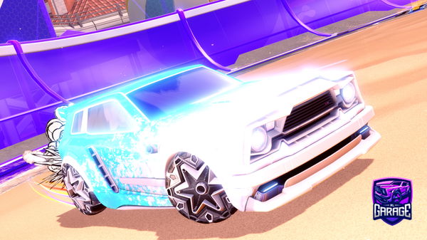 A Rocket League car design from GlitchLESS_YT