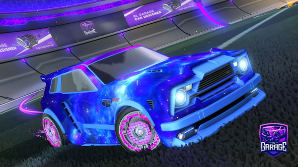 A Rocket League car design from IsakTheNerd