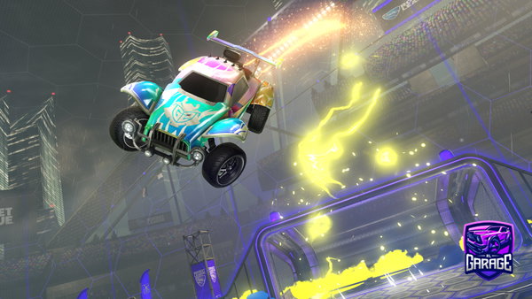 A Rocket League car design from Shadow_BlubX