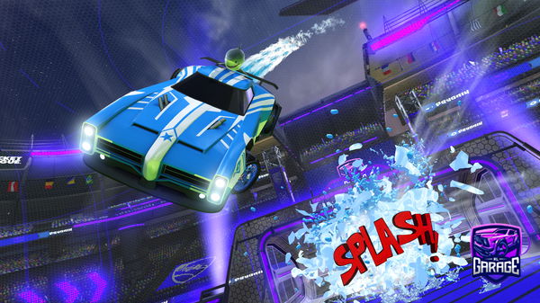 A Rocket League car design from evaporcorvo