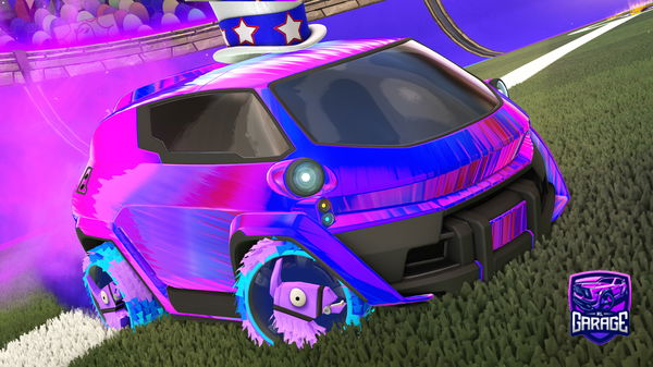 A Rocket League car design from MiloPlaysRumble