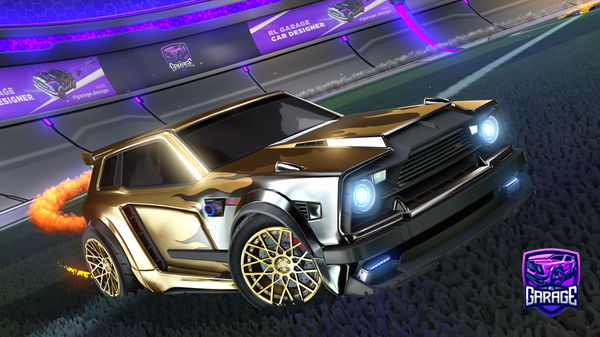 A Rocket League car design from NyroXx_V