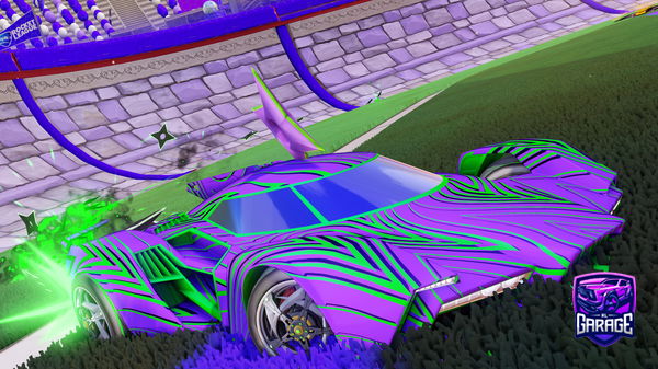 A Rocket League car design from irosario78