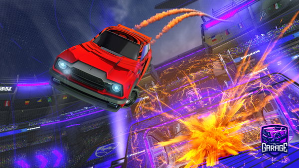 A Rocket League car design from IlRickieIl