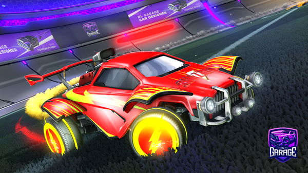 A Rocket League car design from Mystero619