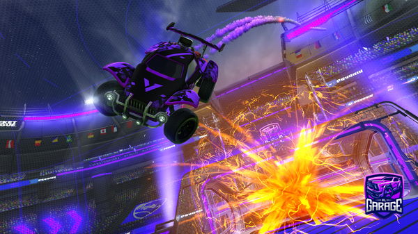 A Rocket League car design from Wesok