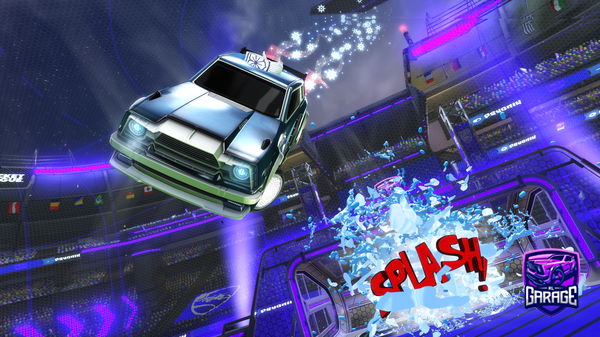 A Rocket League car design from Hxxver52-_