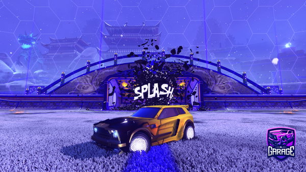 A Rocket League car design from samurokan
