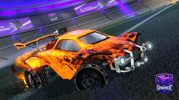 A Rocket League car design from OversizedPug