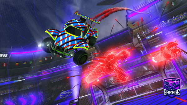 A Rocket League car design from uxv