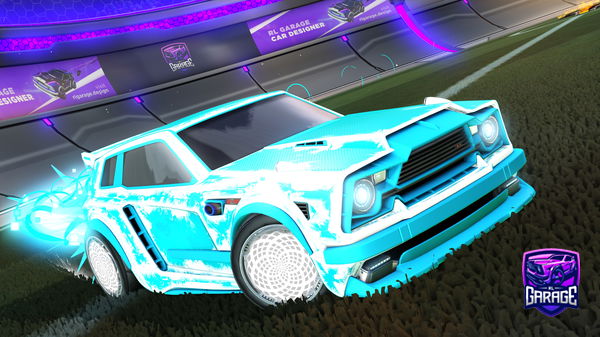 A Rocket League car design from eyejust