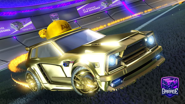 A Rocket League car design from Octy2