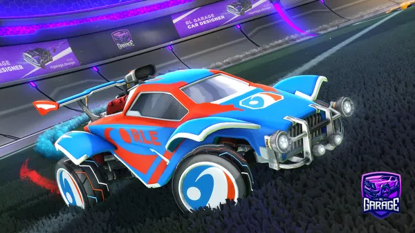 A Rocket League car design from road2wh1teHat