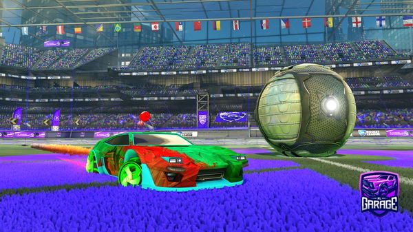 A Rocket League car design from DragonRebel1412