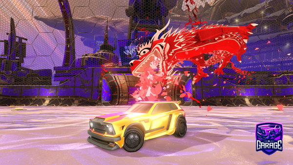 A Rocket League car design from hs7non7