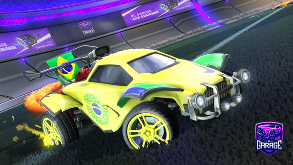 A Rocket League car design from BYU_10