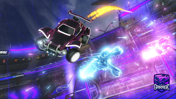 A Rocket League car design from Ironblast