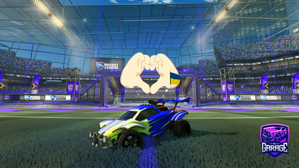 A Rocket League car design from Snarka