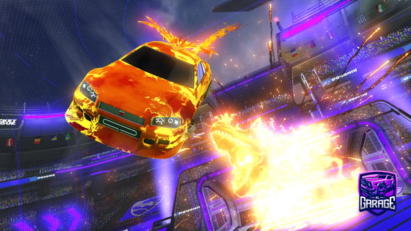 A Rocket League car design from AqibM69