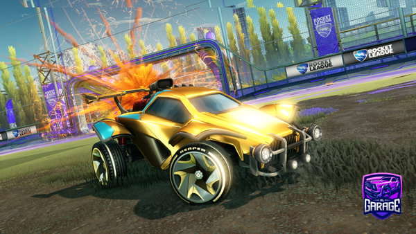 A Rocket League car design from Poulpium
