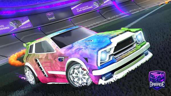 A Rocket League car design from RACJANN