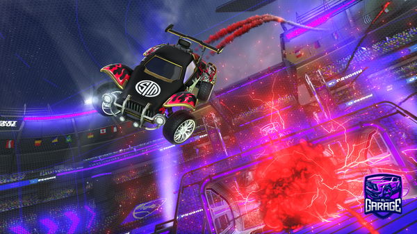 A Rocket League car design from jackedpotato