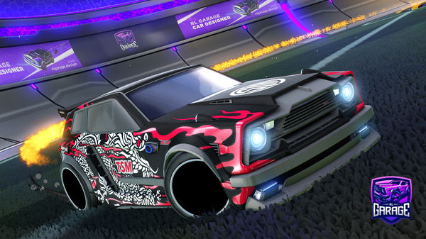 A Rocket League car design from jjunl10