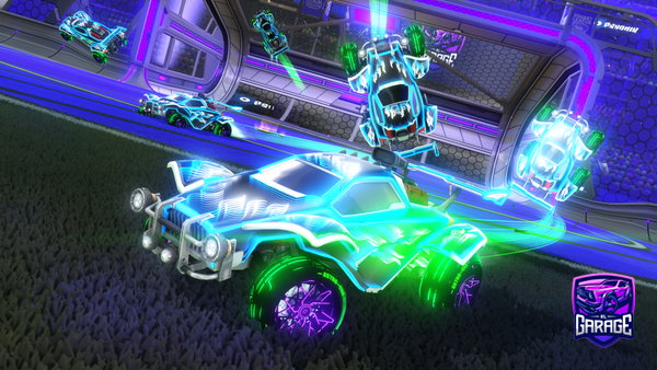 A Rocket League car design from xiw