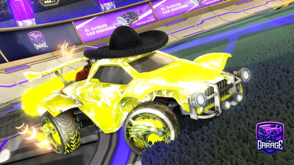 A Rocket League car design from rl_pusheenmg