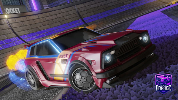 A Rocket League car design from Swanck