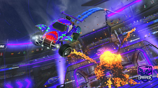 A Rocket League car design from MrPyps