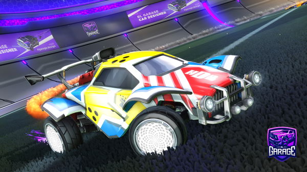 A Rocket League car design from CxrruptedPixel