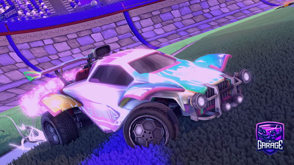 A Rocket League car design from KittyKattGaming