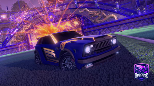 A Rocket League car design from QBOT888