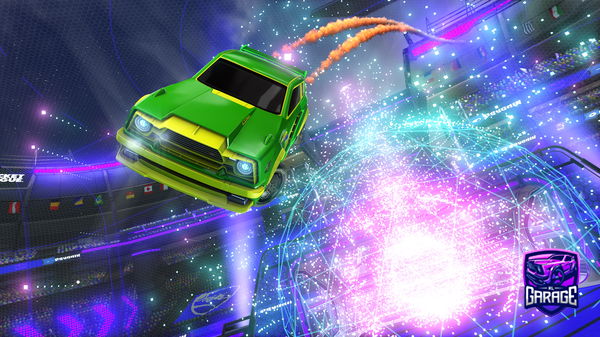 A Rocket League car design from MeesterBlokje