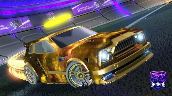 A Rocket League car design from YHELLEHY