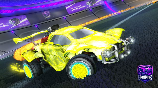 A Rocket League car design from tayyib9800