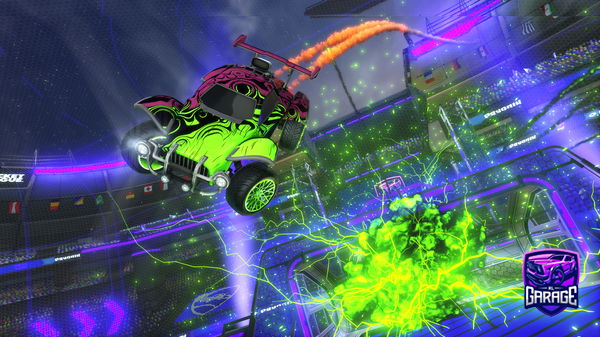 A Rocket League car design from Drippy____god