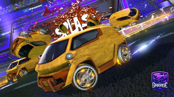 A Rocket League car design from Dogsarecool1984