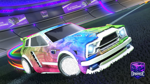 A Rocket League car design from Fu2rE