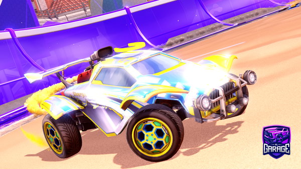 A Rocket League car design from ii_F7_